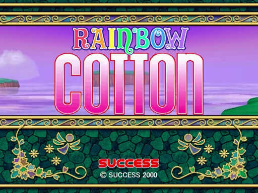 Rainbow Cotton title screen for Sega Dreamcast
